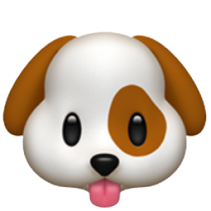 emoji chien