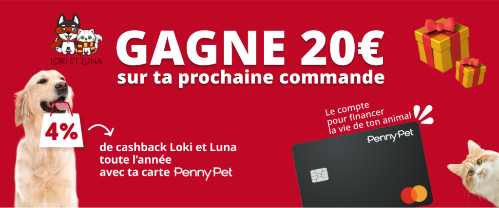 Bannière Loki et Luna 20€ sur la prochaine commande