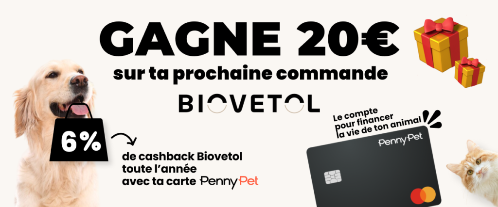 Bannière Biovetol 20€ sur la prochaine commande