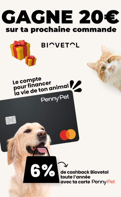 Bannière mobile Biovetol 20€ sur la prochaine commande