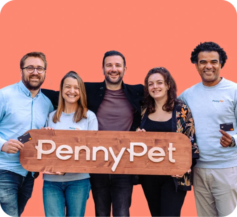Image avec l'équipe PennyPet